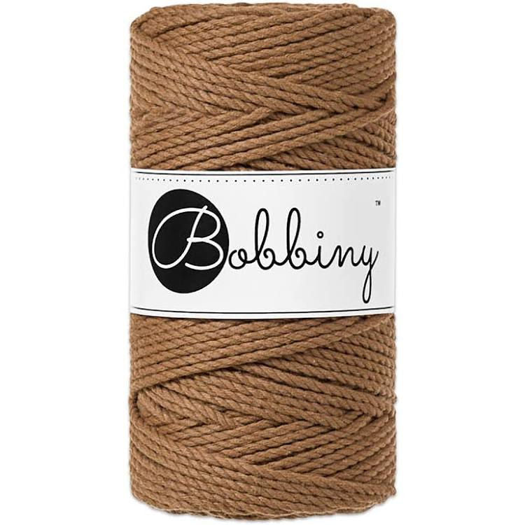 Makramee Schnur 3PLY 3mm, 100m - Mocha