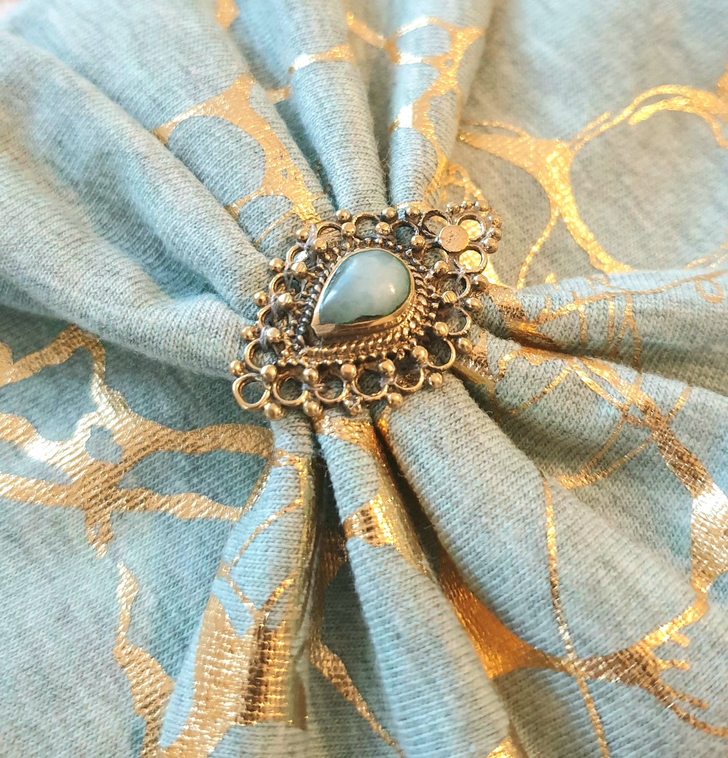 Boho Haarband - Be you, Jersey / MintGolden