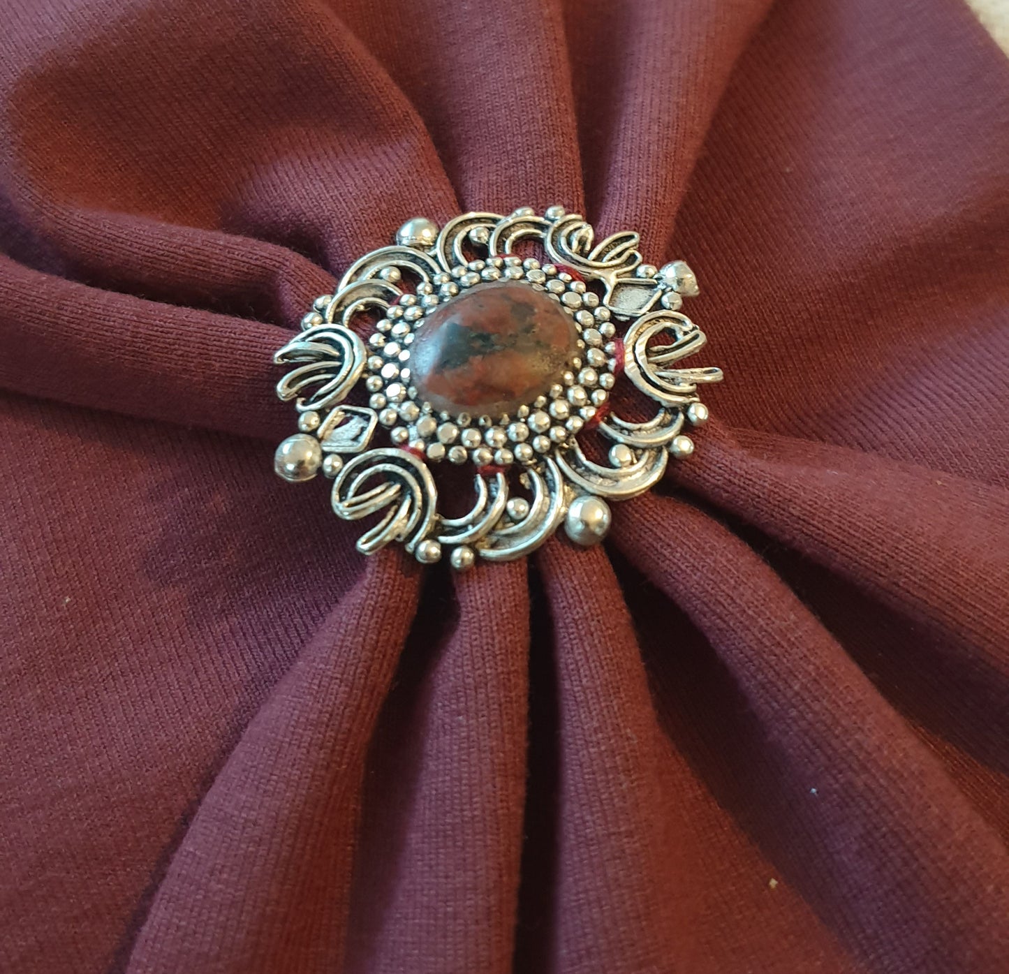 Boho Haarband - Be you, Jersey / Bordeaux