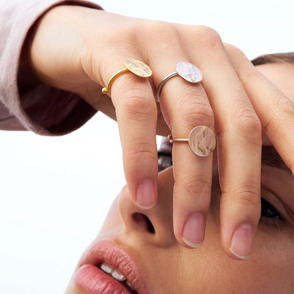 Fingerring - Pura Recycled Silber matt