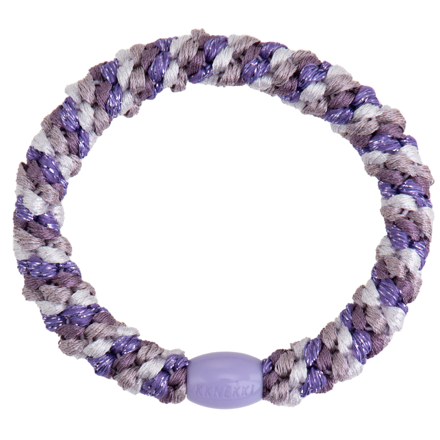 Haargummi - Lilac (Purple) Glitter Mix