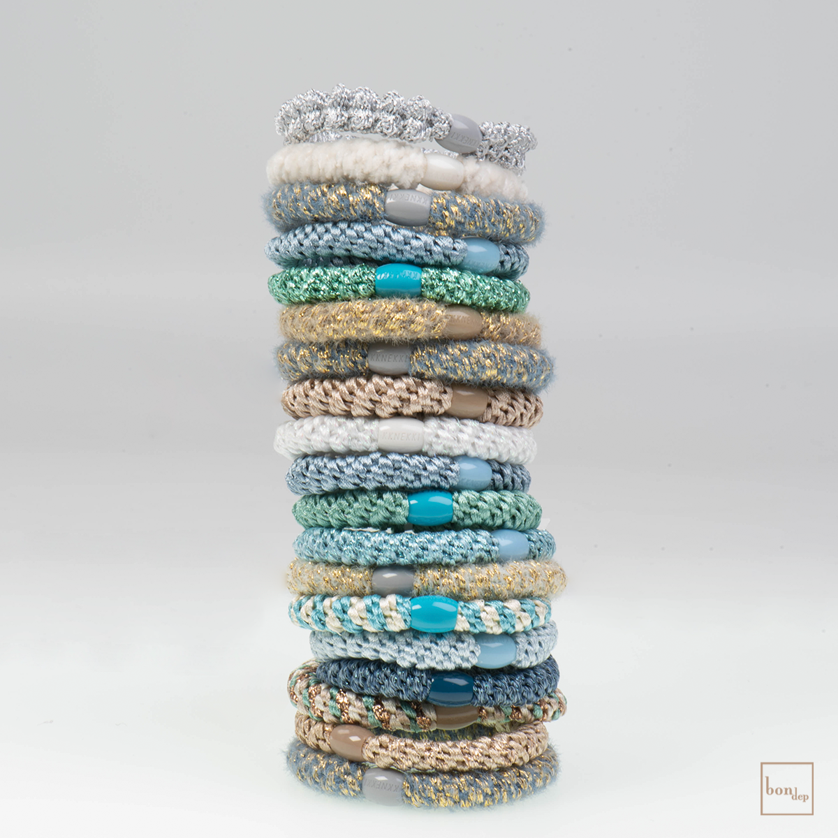 Haargummi, Blue Jeans Glitter Velvet