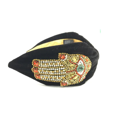 Haarreif Black Bling Fatima Satin