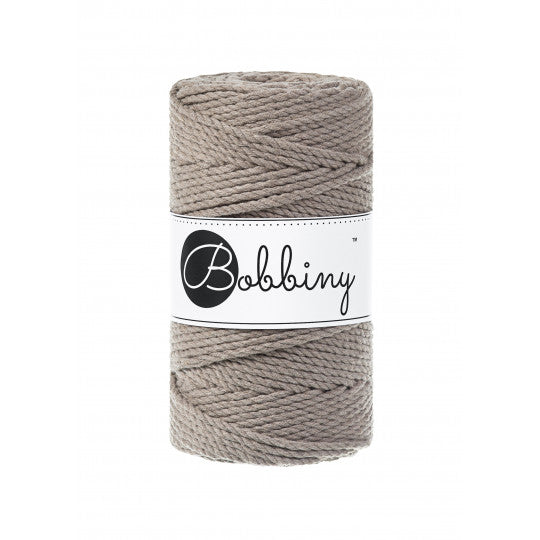 Makramee Schnur 3PLY 3mm, 100m - Coffee
