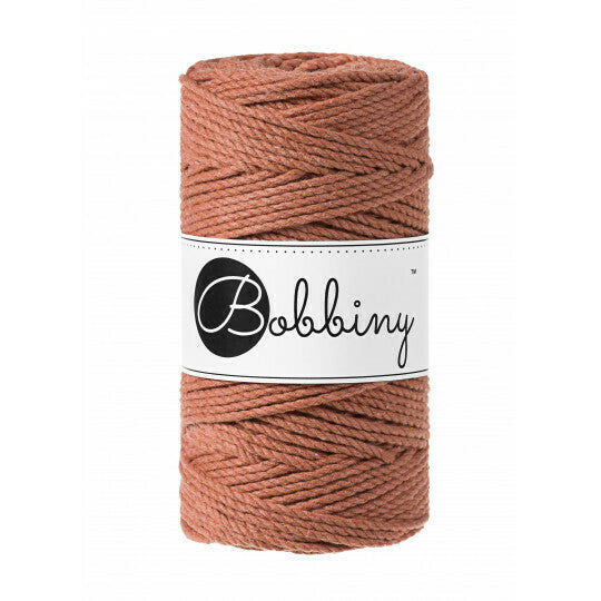 Makramee Schnur 3PLY 3mm, 100m - Terracotta