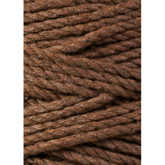 Makramee Schnur 3PLY 3mm, 100m - Mokka