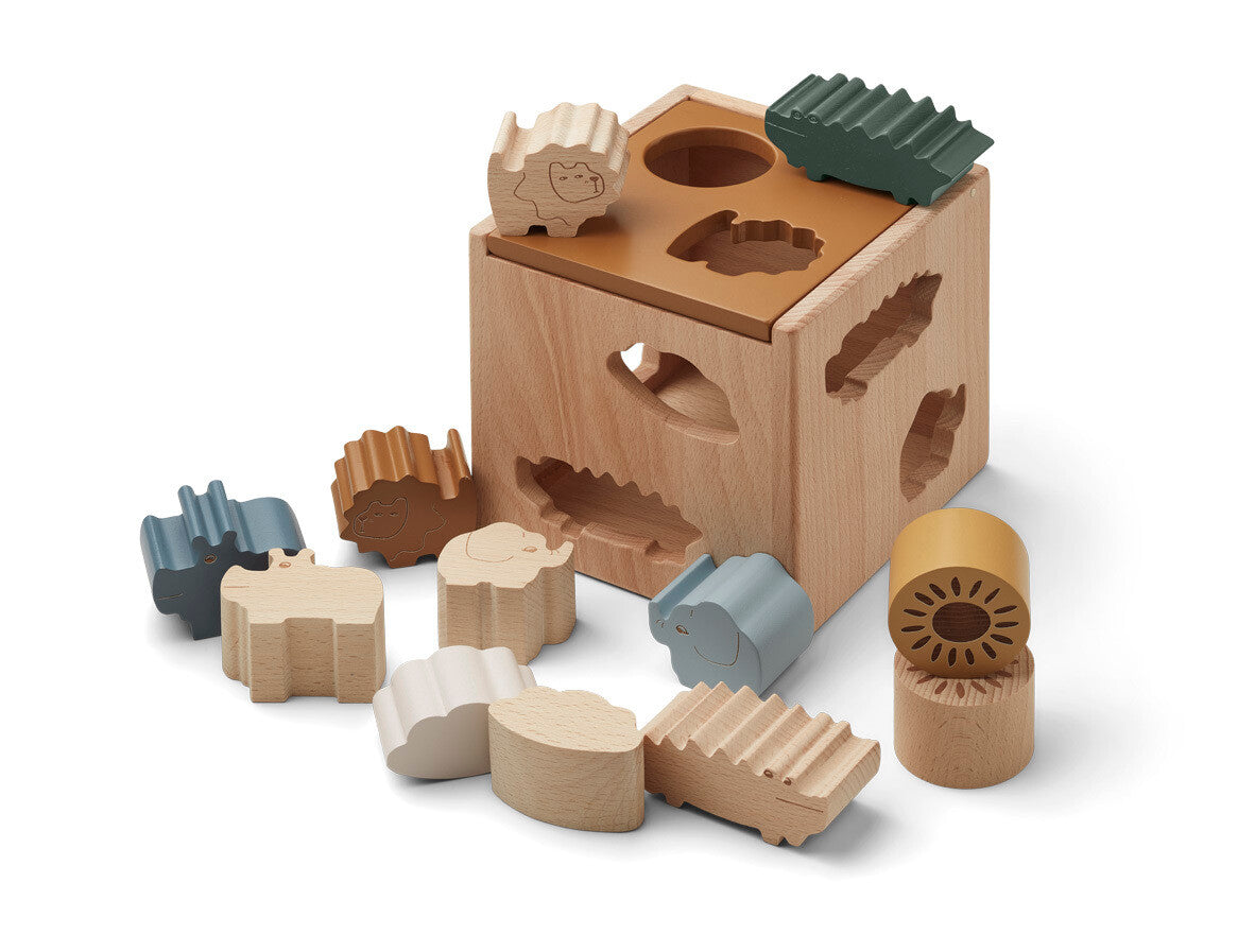 Puzzle Cube Gary, Safari/Golden Caramel Safari Mix