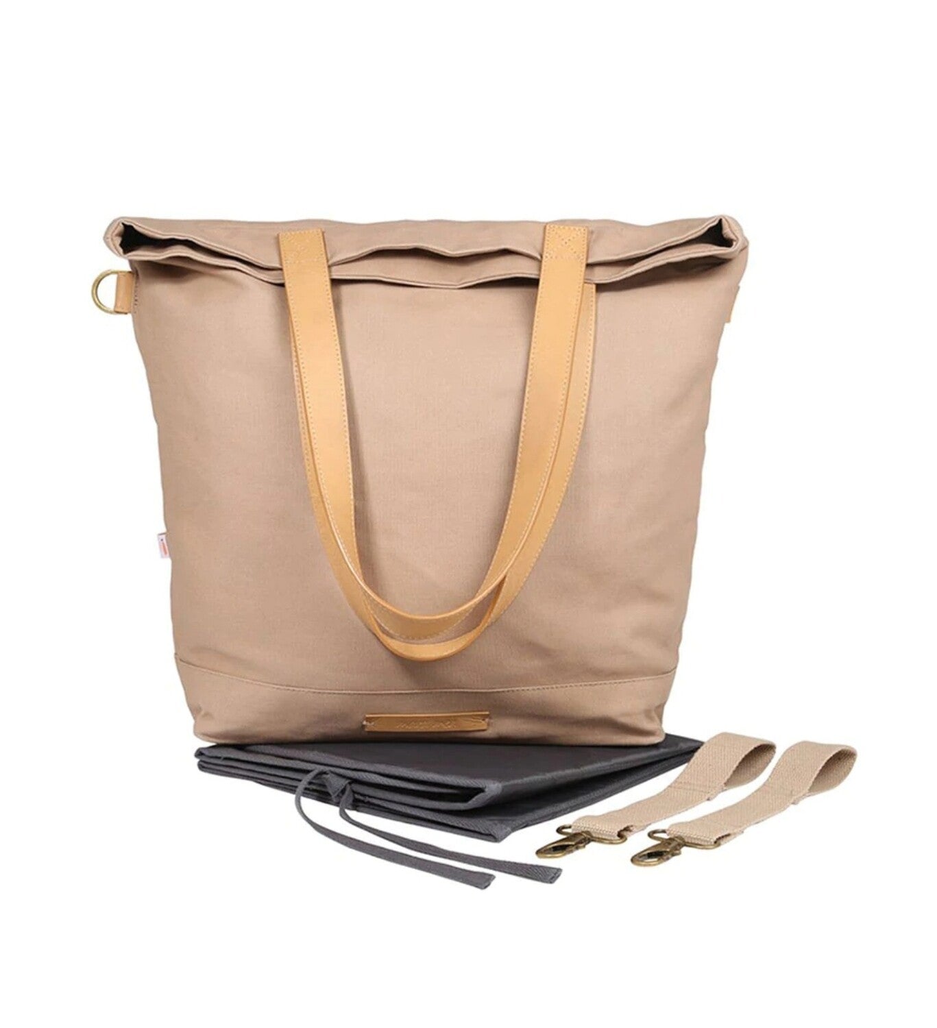Rucksack/Wickeltasche/Shopper oder Umhängetasche Classic Shell seeker, beige