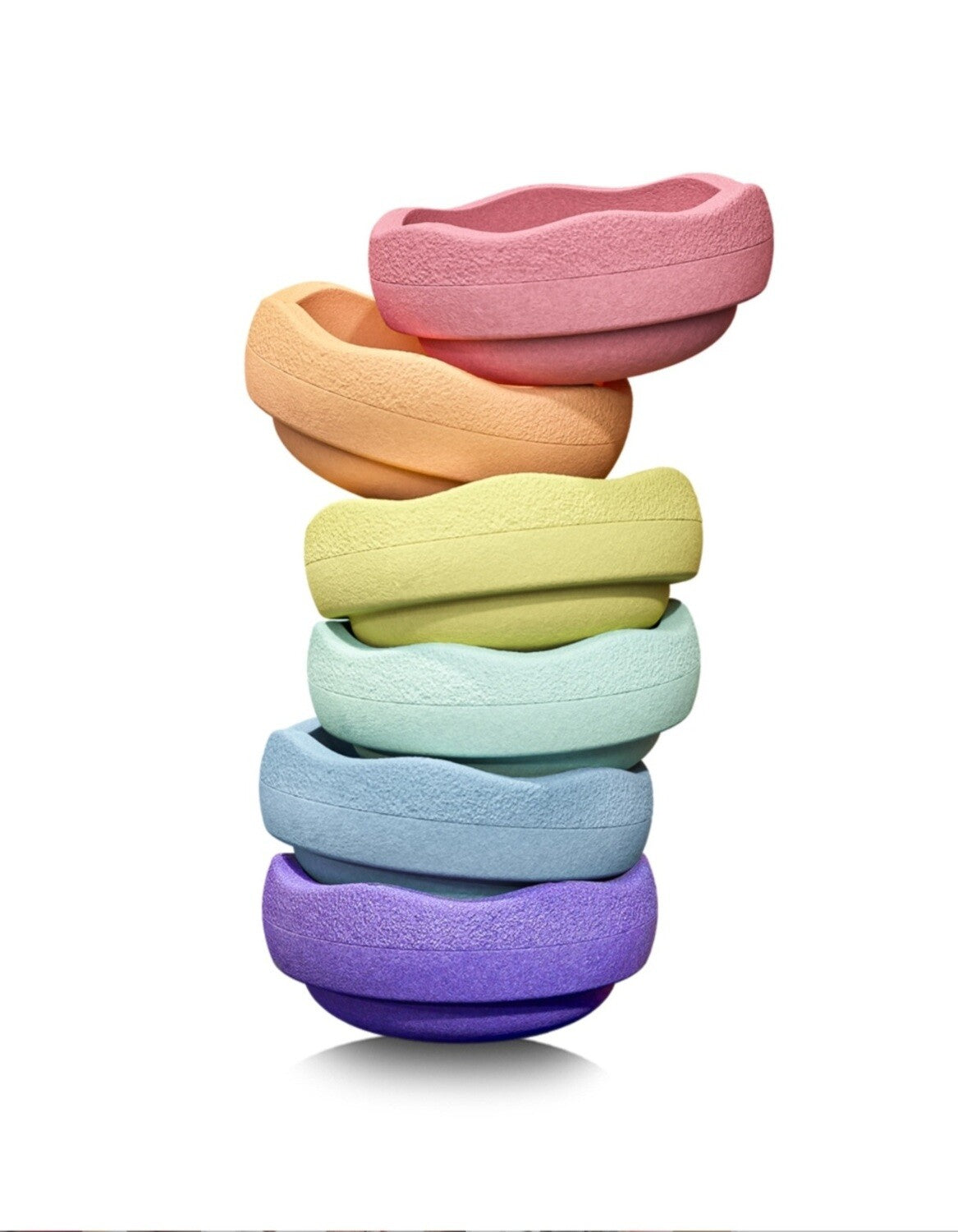Stapelstein Rainbow Pastel 6 Set