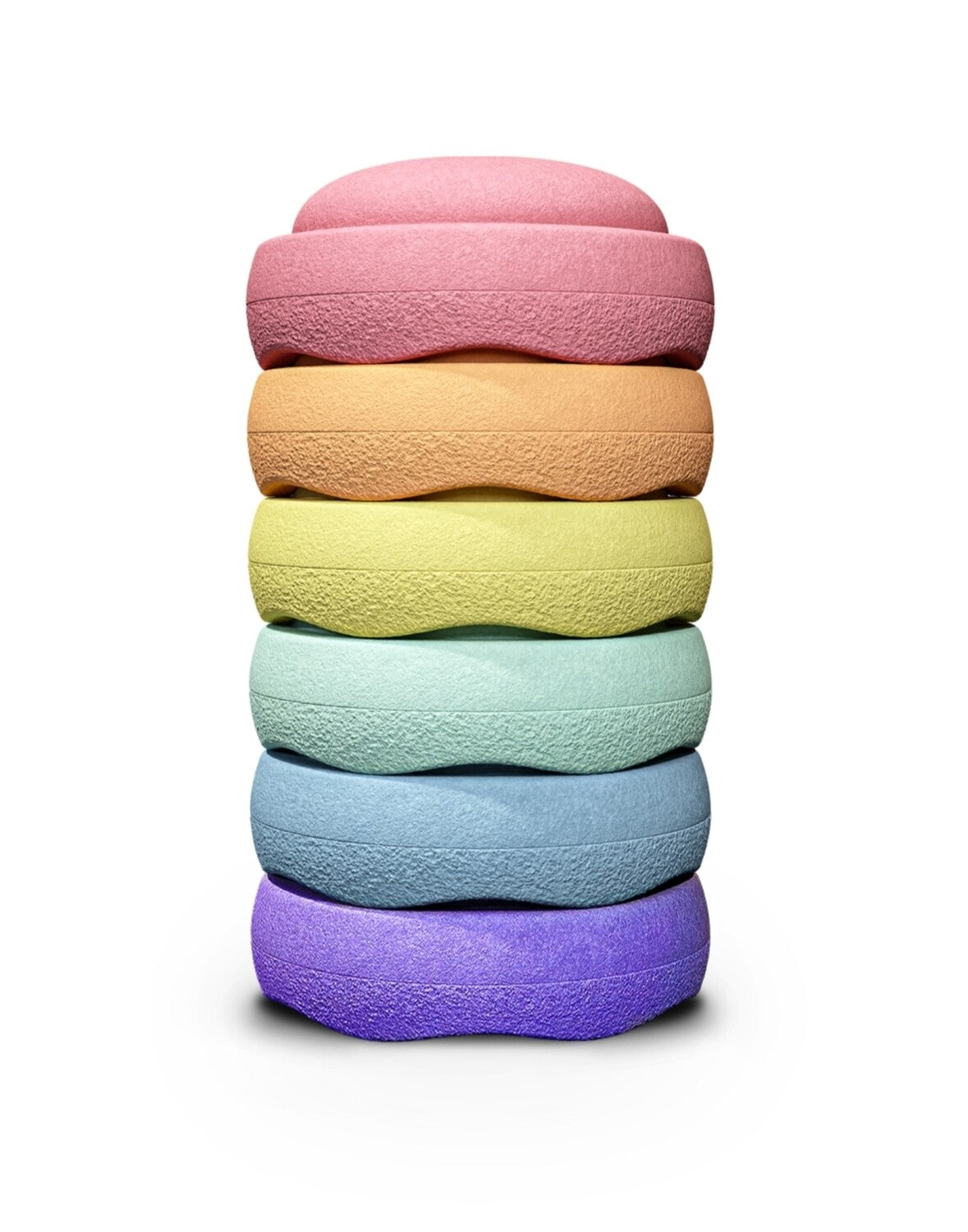 Stapelstein Rainbow Pastel 6 Set