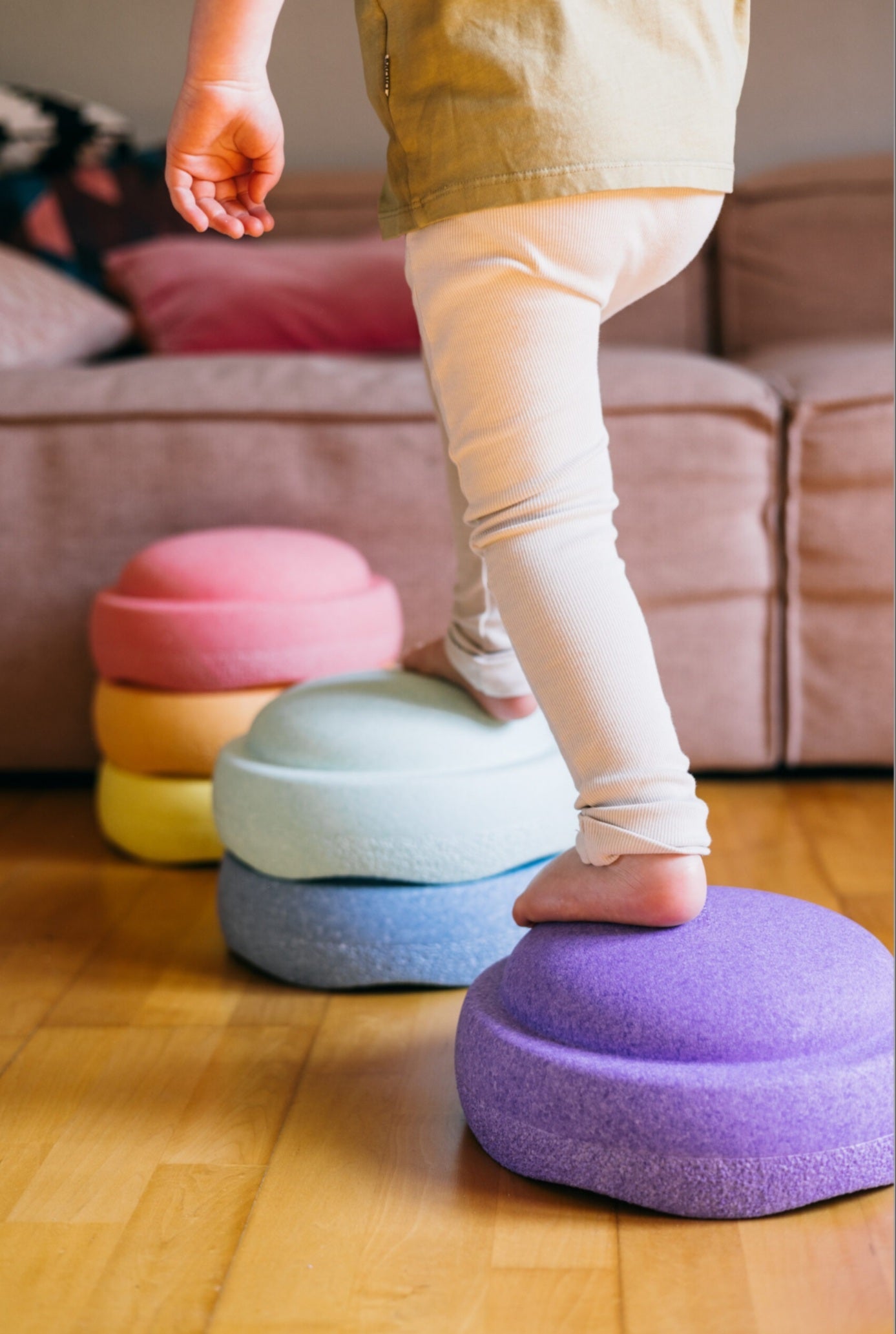 Stapelstein Rainbow Pastel 6 Set