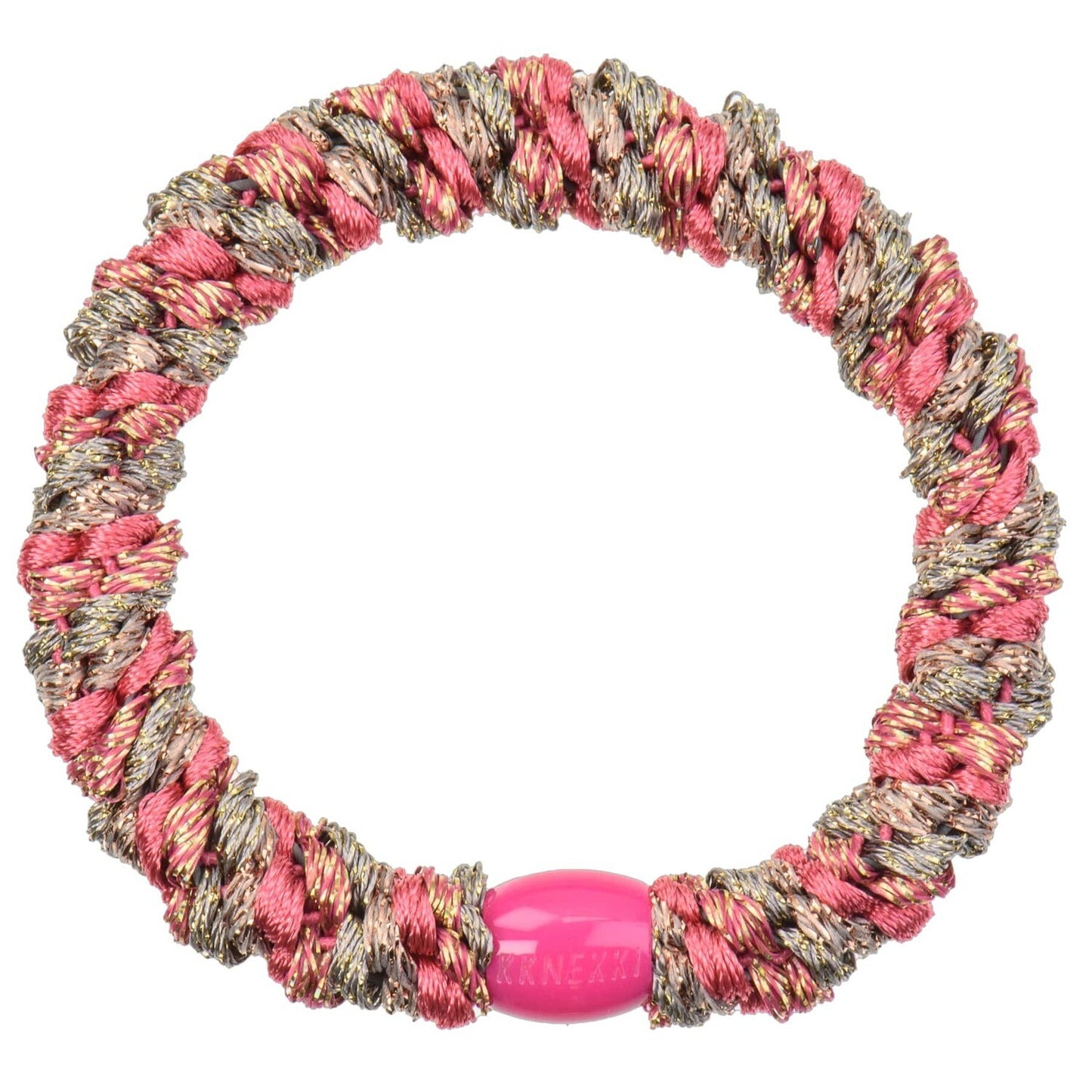 Haargummi, Rasberry taupe Glitter Mix