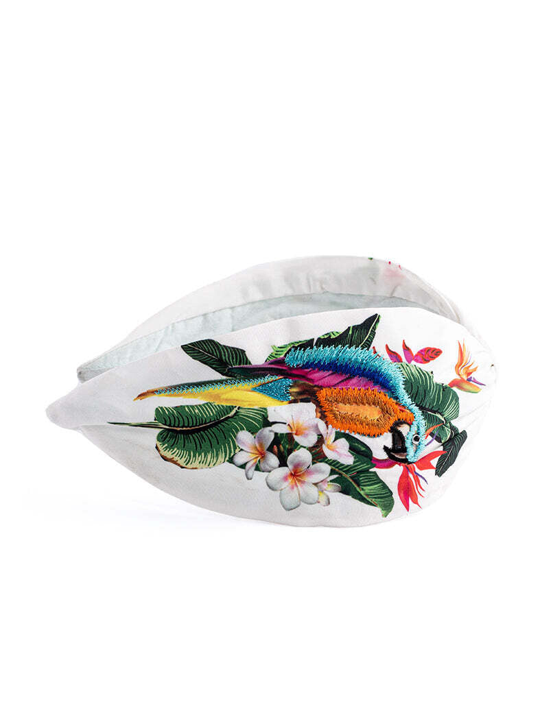 Haarreif White Parrot