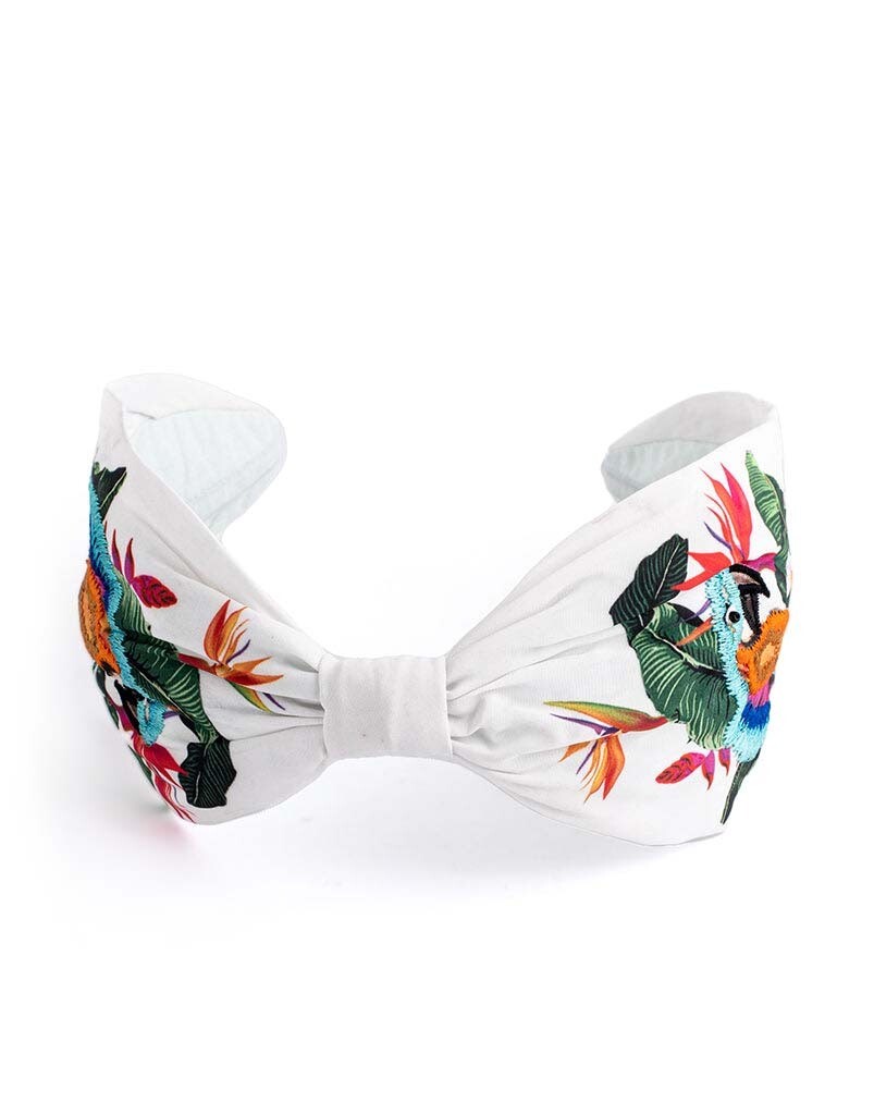 Haarreif White Parrot