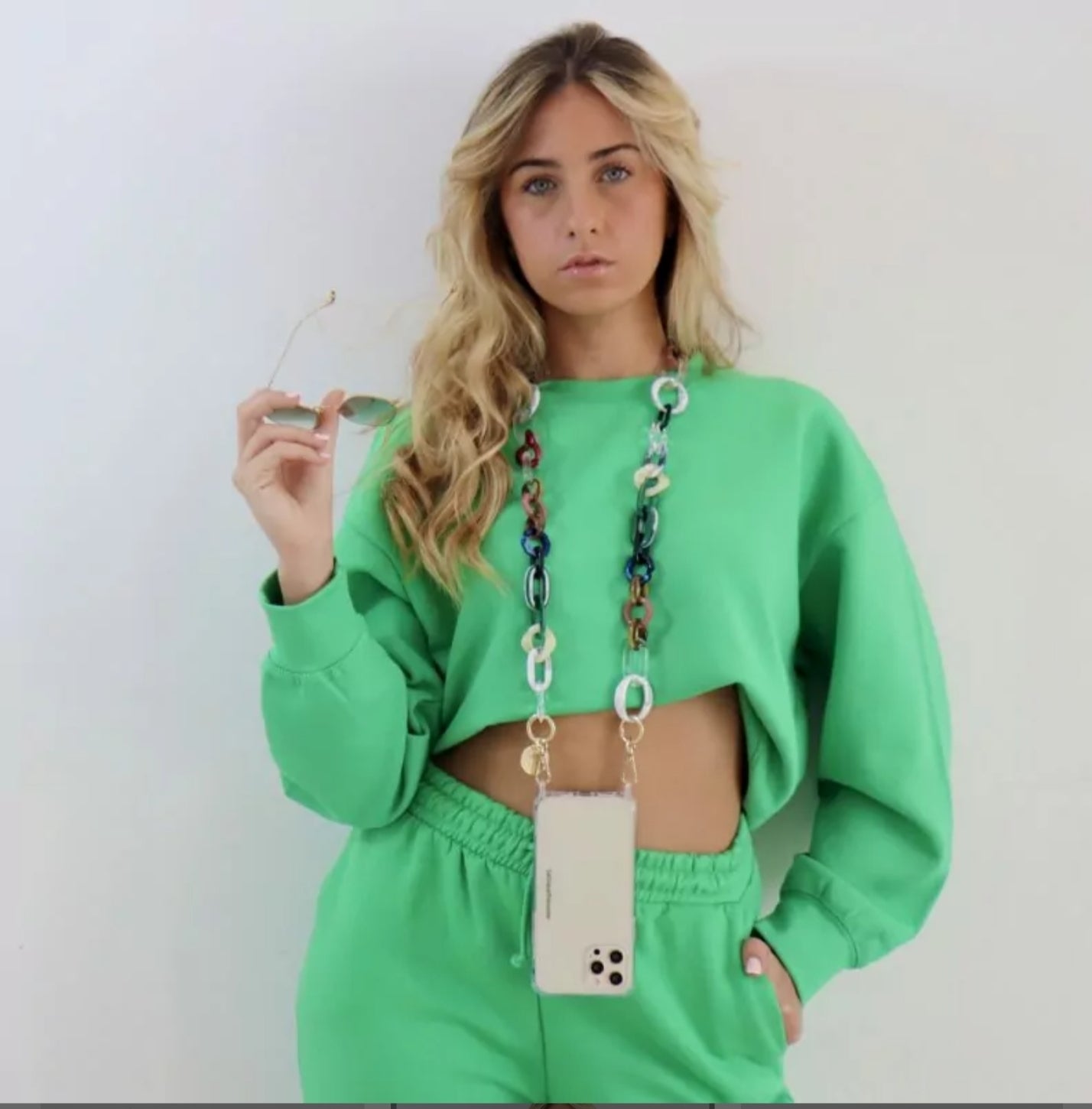 Handykette - Multicolor Bernstein green Mix
