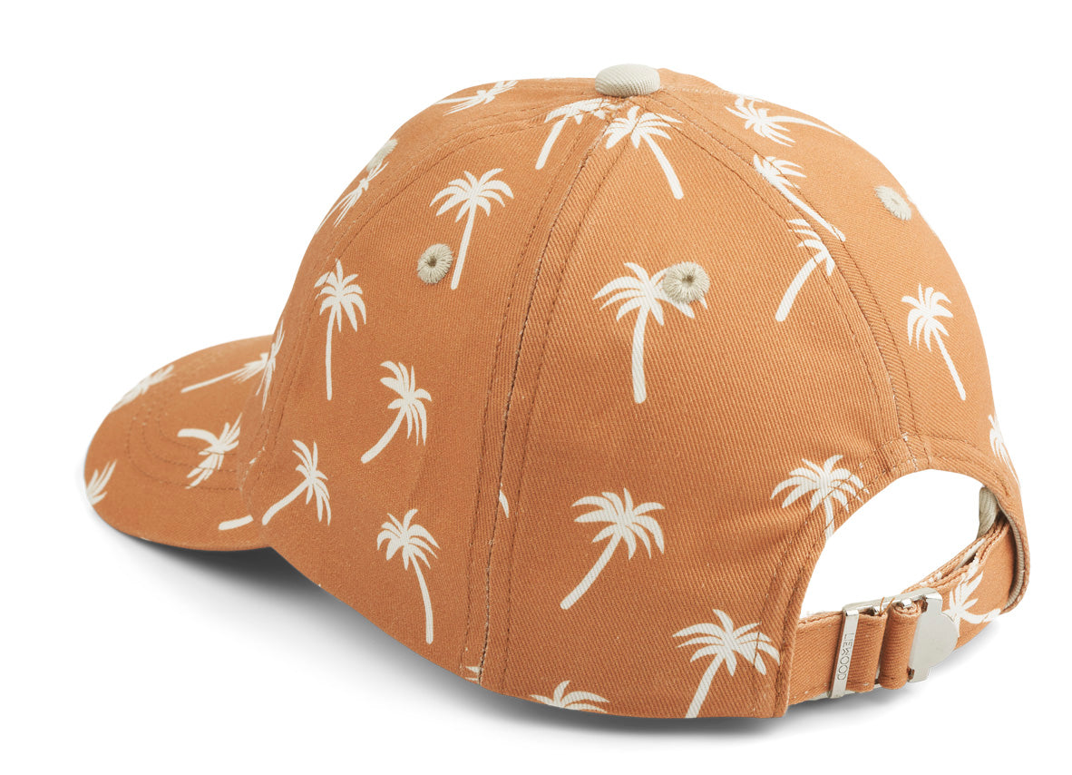 Danny Cap Floral, Palms/Almond