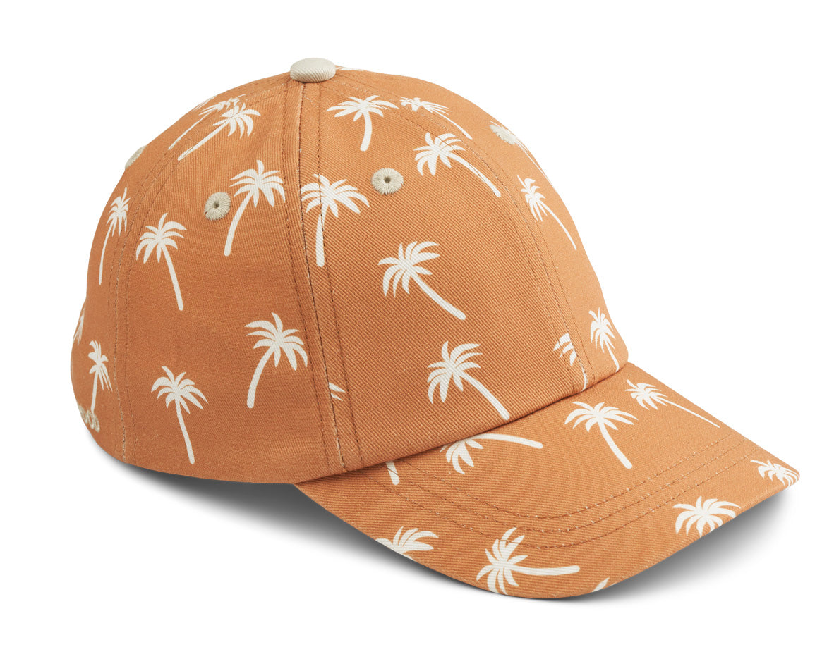 Danny Cap Floral, Palms/Almond