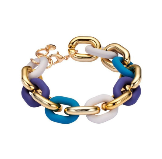 Armband Resin Multicolor Blue