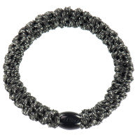 Haargummi Grey dark glitter
