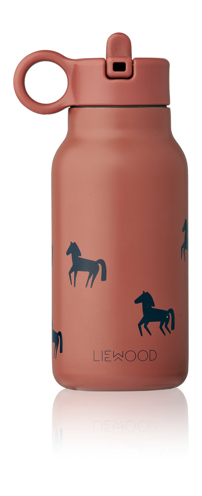 Trinkflasche Falk Horses 250ml, dark rosetta
