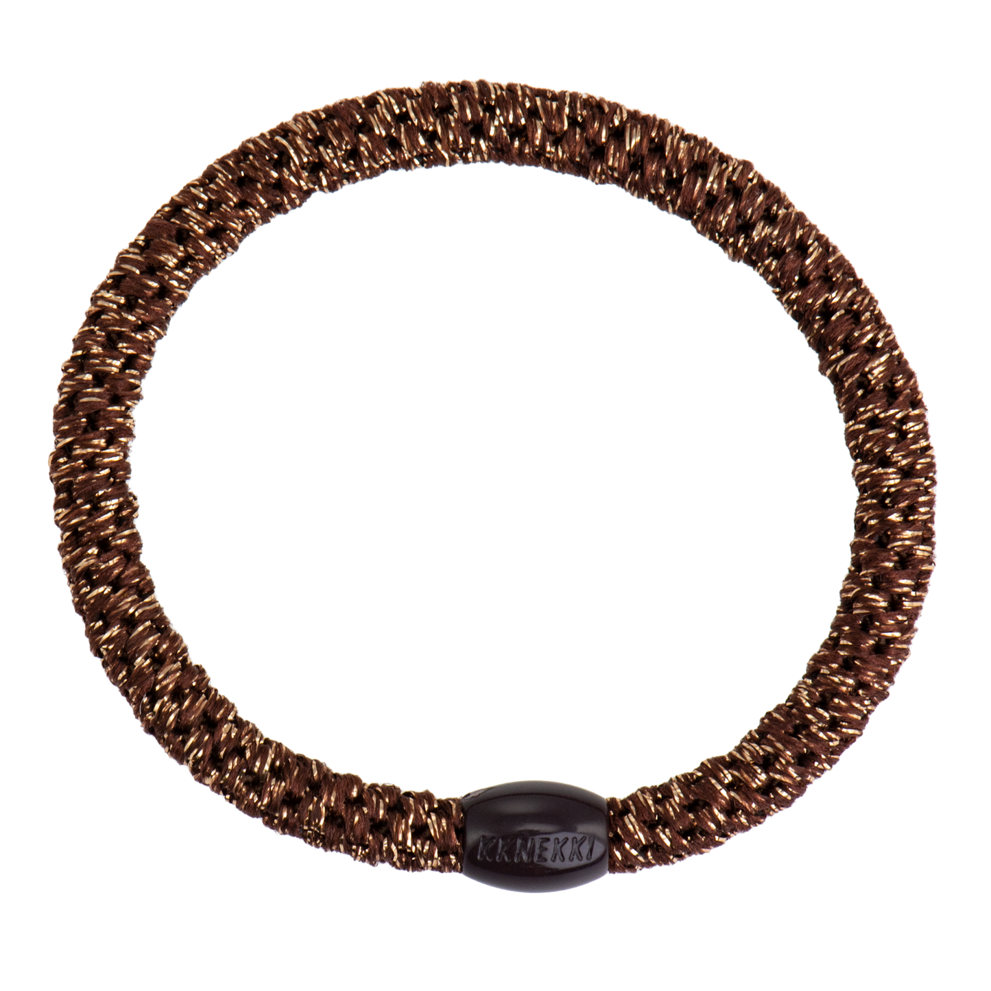 Kknekki Haargummi - Slim Bronze Glitter