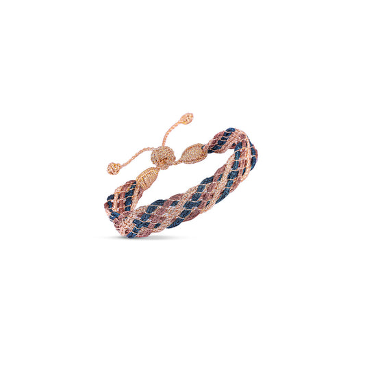 Armband New Lines II - Terracotta