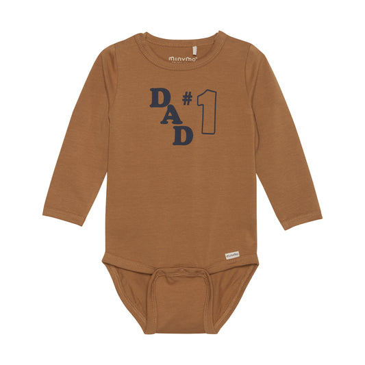 Body LS "DAD", Tobacco Brown