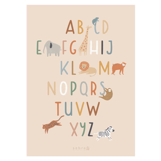 Tierfreunde ABC Poster