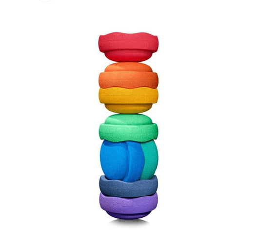 Stapelstein 8er Classic Rainbow Set