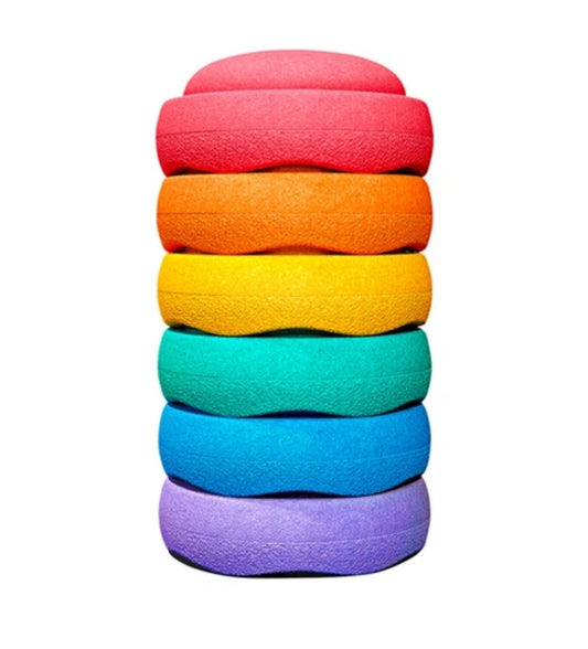 Stapelstein 6er Classic Rainbow Set